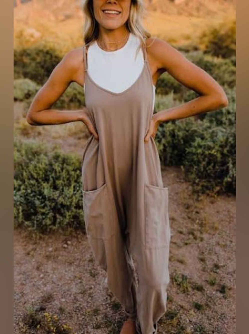 Free People Hot Shot Onsie Medium Mocha Latte